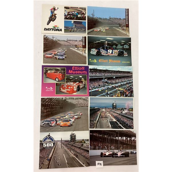 Sports - Auto Racing Postcards Approx. 60