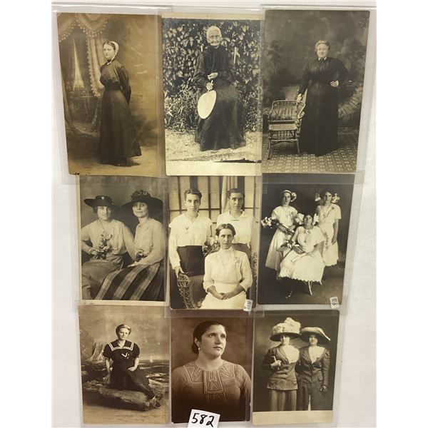 Real Photo Women Postcards 24