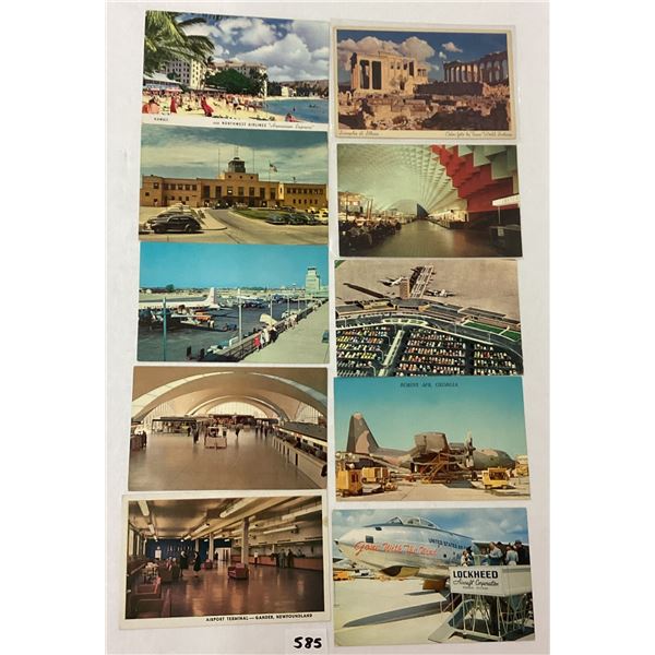 Transportation - Airports & Airline Postcards Approx. 70
