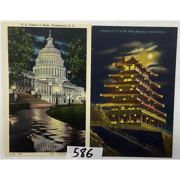 Night Scene Postcards Approx. 75