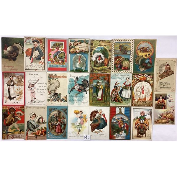 Thanksgiving Holiday Greeting Postcards Approx. 70