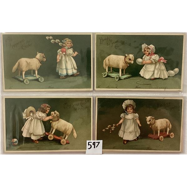 Easter Holiday Greeting Album 28 Postcards