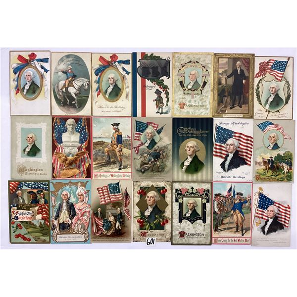 Patriotic George Washington Greeting Postcards 42