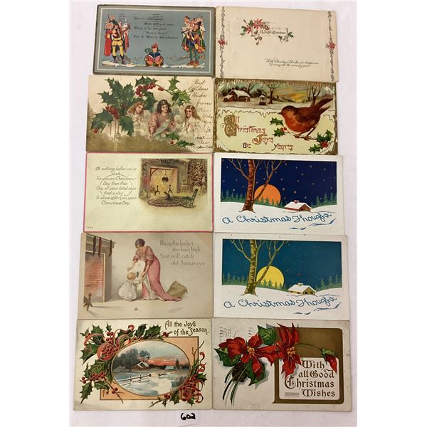 Christmas Holiday Greeting Postcards Approx. 220