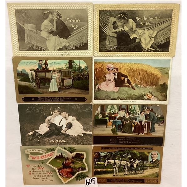 Romance - Lovers - Couples Approx. 100 Postcards