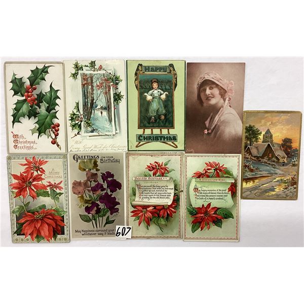 Tuck Publishing Christmas Holiday Greeting Postcards Approx. 40