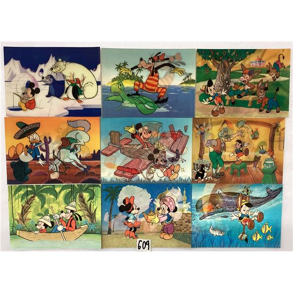 Disney 3-D Lenticular Postcards 9