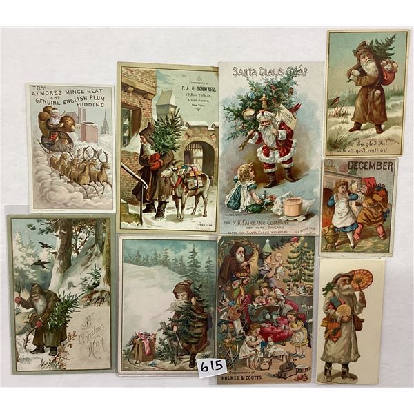 Ephemera - Santa Claus Christmas Trade Cards 9