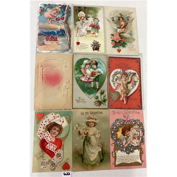 Valentine's Day Holiday Greeting Postcards Approx. 55