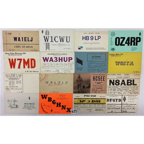 QSL HAM Radio Cards USA & International Approx. 415
