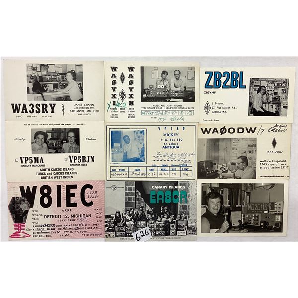 QSL HAM Radio Cards Showing Radios 23