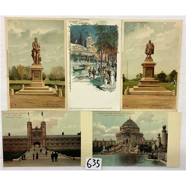 Louisiana Purchase Exposition 1904 Postcards 20+