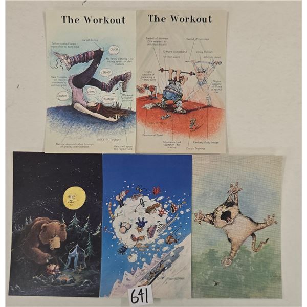 Gary Patterson Comic Humor Postcards Approx. 700