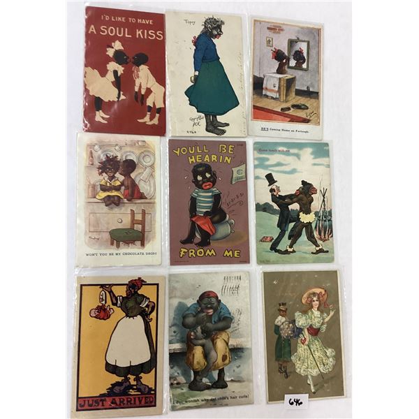 Black Americana Comic Humor Postcards Approx. 75