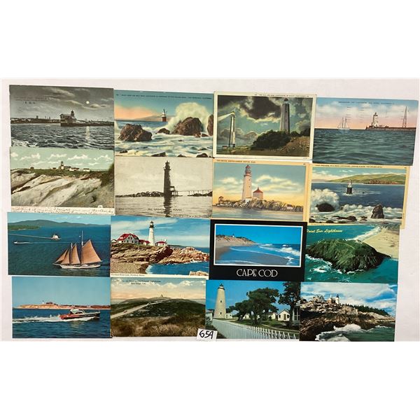 Lighthouse Postcards Approx. 90