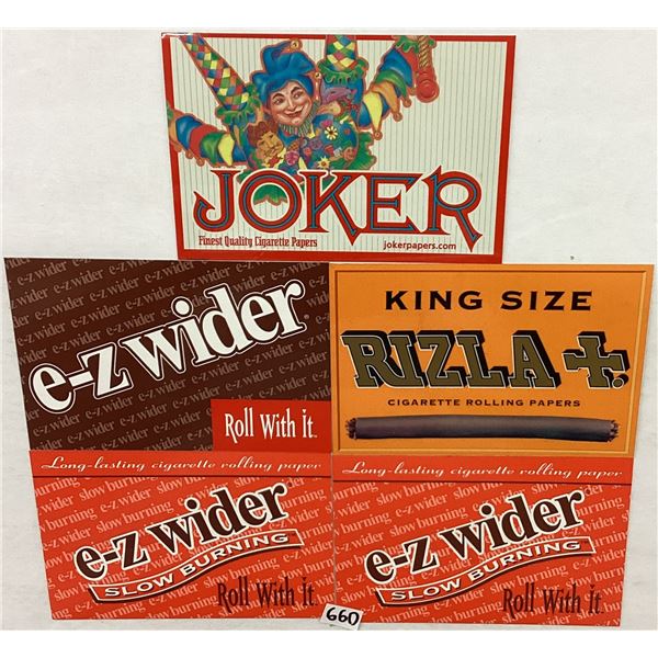 Novelty - Marijuana Related Rolling Paper Advertising Stickers 5