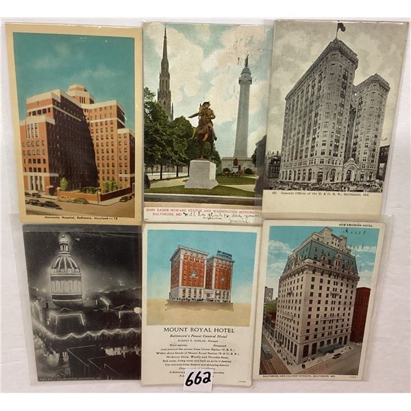 Sorted Baltimore, Maryland Postcards Approx. 320