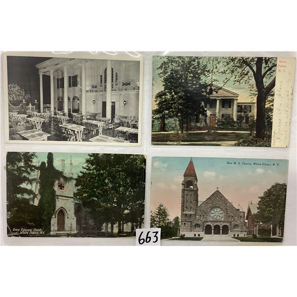 White Plains, New York Postcard Album Approx. 160
