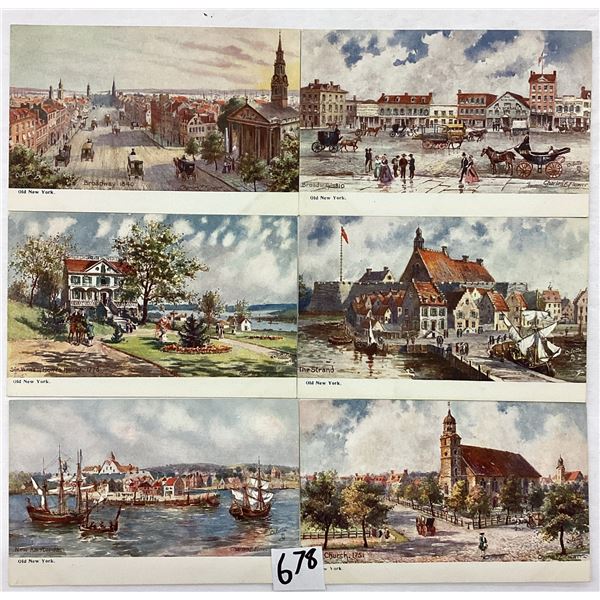 "Old New York" Tuck New York City Postcards 6