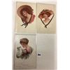 Image 2 : Group of 7 Harrison Fisher Pretty Lady Signed Artist Postcards