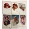 Image 1 : 13 Signed Artist Philip Boileau Pretty Lady Greeting Postcards