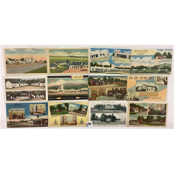 Virginia with Gas Stations Postcards 21