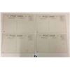 Image 2 : 4 Orange Border Halloween Holiday Greeting Postcards