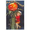 Image 4 : 5 Clapsaddle Halloween Holiday Greeting Postcards