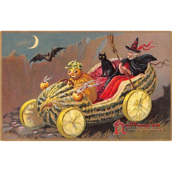 Tuck Witch Halloween Series 150 Holiday Greeting PC