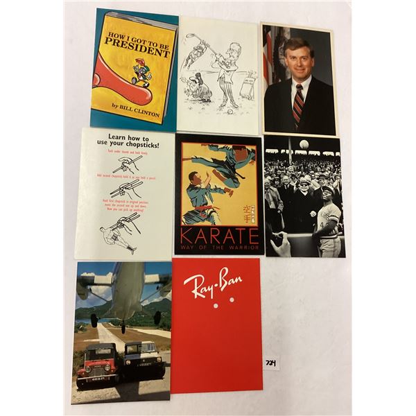 Partially Sorted Advertising Postcards Approx. 825