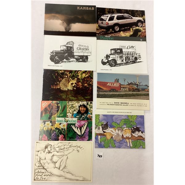 Partially Sorted Box of Approx. 775 Postcards