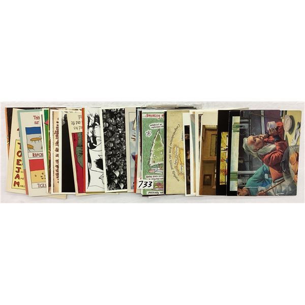 Misc. Rack Card Box 1100+ Postcards