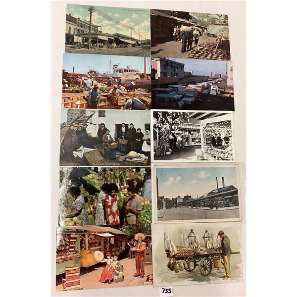 Farmers Market & Markets Postcards Approx. 55
