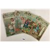 Image 2 : Easter Children Greetings Set of 4 Postcards