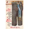 Image 1 : 5 Humor Greeting Men's Britches Postcards