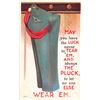 Image 5 : 5 Humor Greeting Men's Britches Postcards