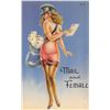 Image 12 : 15 Tichnor Pin Up Women Postcards