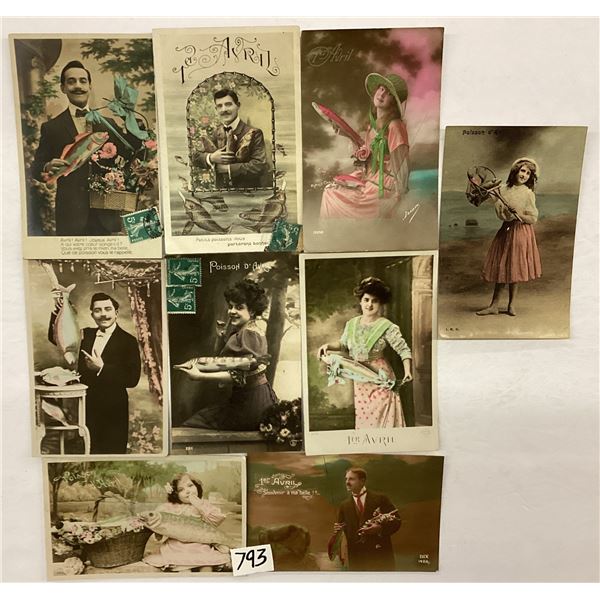 Tinted Real Photo April 1st Postcards 27