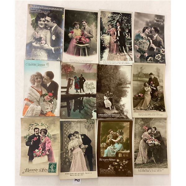 Tinted Real Photo Postcards of Couples 55