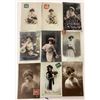 Image 1 : Tinted Real Photo Women Postcards Approx. 75