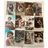 Image 2 : Tinted Real Photo Women Postcards Approx. 75