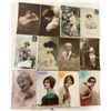 Image 3 : Tinted Real Photo Women Postcards Approx. 75