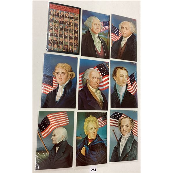 Morris Katz Political Presidents set of 37 Postcards