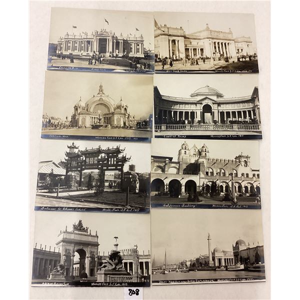 Real Photo 1915 San Francisco, California Exposition Postcards 13