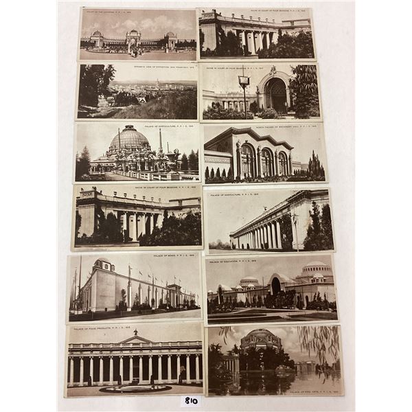 1915 PPIE Pan-Pacific Exposition Postcards 21