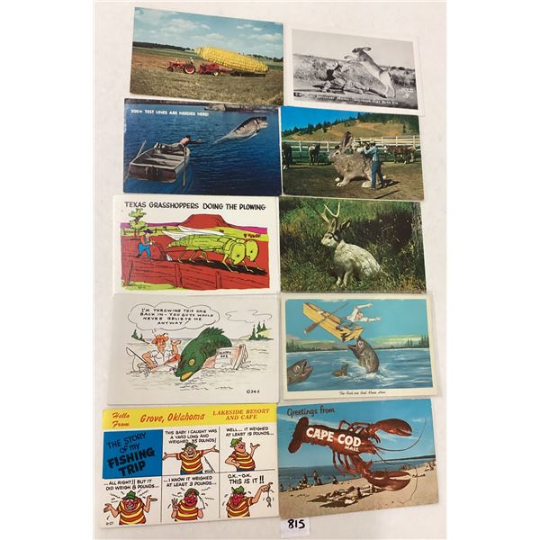 Exaggeration Postcards 55+