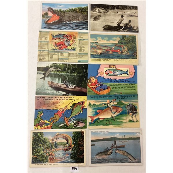 Exaggeration Postcards 60+