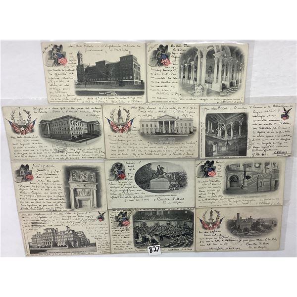Arthur Livingston Private Mailing Washington D.C. Postcards 27