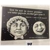 Image 1 : Black & White Comic Foreign Humor World Coming to an End Postcard
