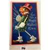 Image 1 : Blue Background Dressed Jack-O-Lantern Halloween Holiday Greeting PC